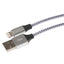 Maplin Lightning Connector to USB-A Braided Cable - 1m - maplin.co.uk