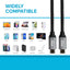 Maplin USB-C to USB-C 3.2 Gen2 100W 10Gbps Super Speed Cable - Black, 1m
