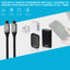 Maplin USB-C to USB-C 3.2 Gen2 100W 10Gbps Super Speed Cable - Black, 1m