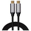 Maplin USB-C to USB-C 3.2 Gen2 100W 10Gbps Super Speed Cable - Black, 1m