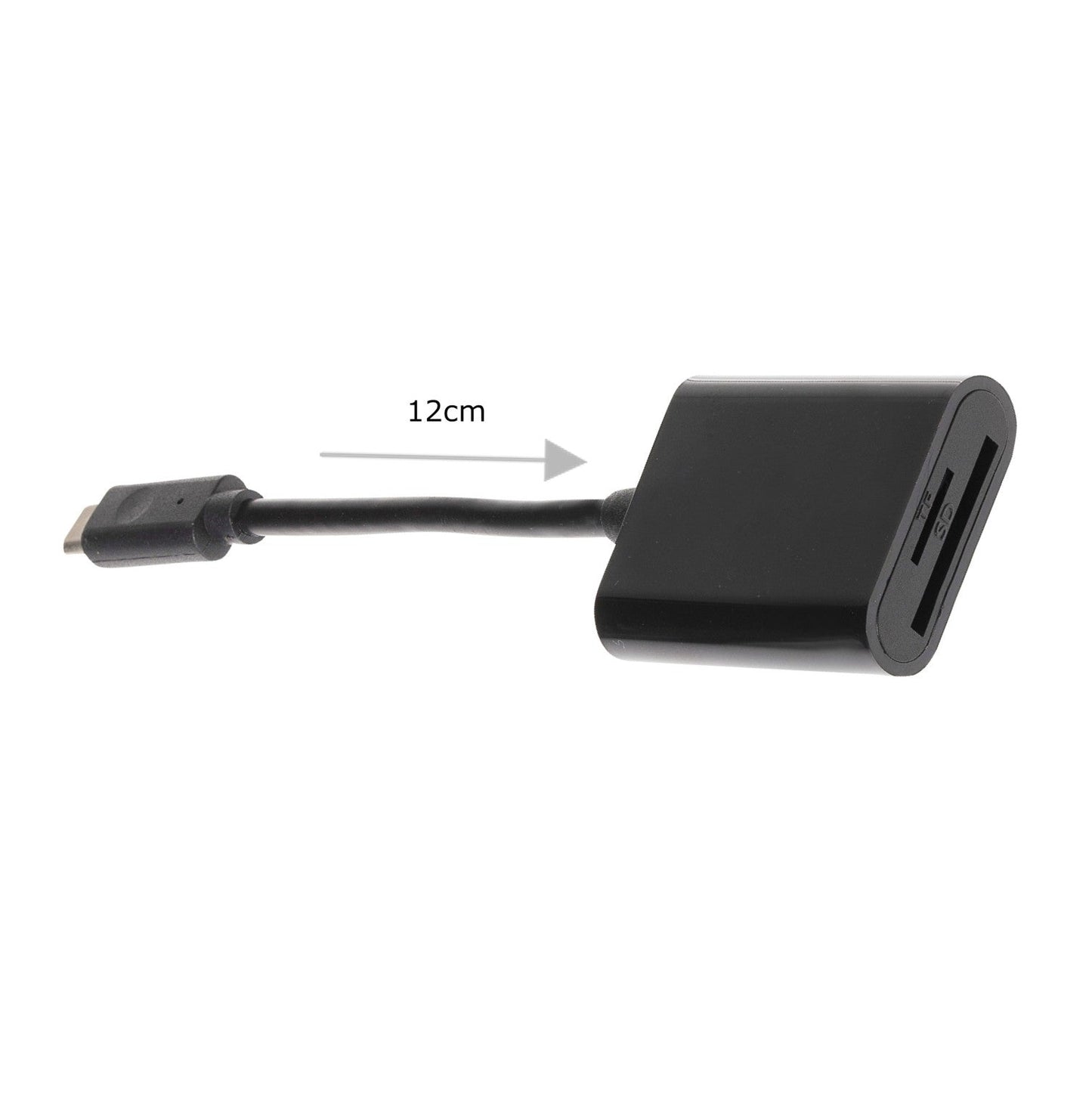 Nikkai USB-C Dual Slot Memory Card Reader V3.0 SD / SDHC / SDXC / MicroSD / MicroSDHC / Micro SDXC - maplin.co.uk