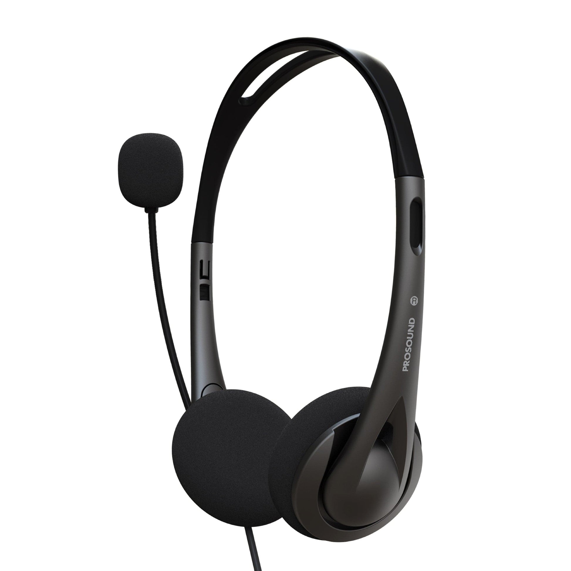 ProSound USB-A Stereo Headset with Electet Condenser Boom Microphone & 1.2m Cable - maplin.co.uk