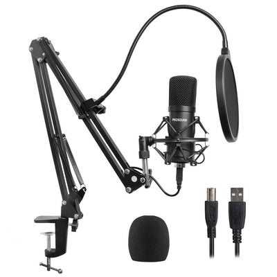 ProSound USB Condenser Cardioid Microphone with Boom Arm Kit