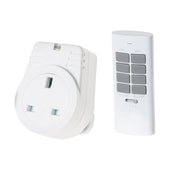 Maplin ORB RF Remote Controlled Mains Plug Socket with 1 Remote Version S2 - White - maplin.co.uk