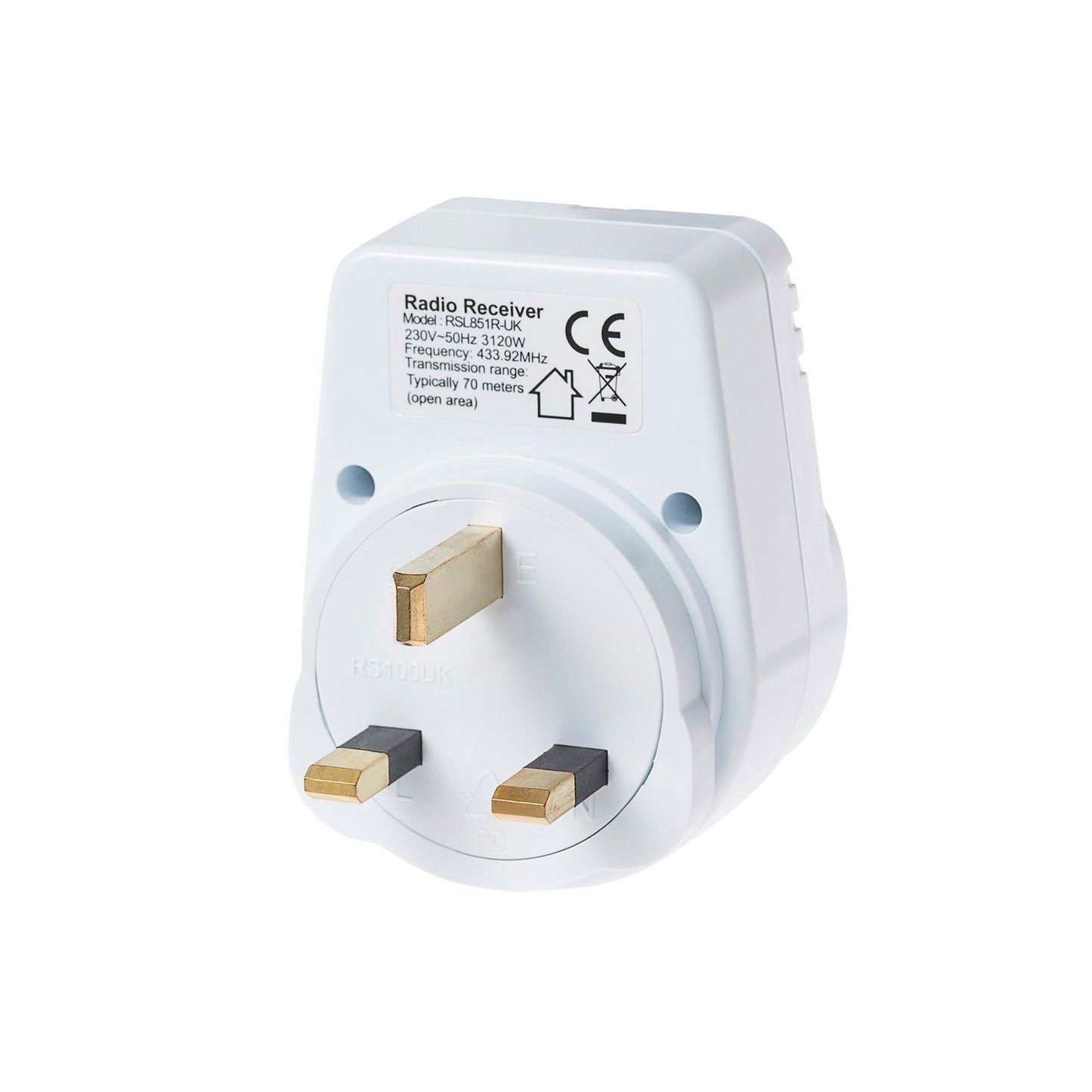 Maplin ORB RF Remote Controlled Mains Plug Socket with 1 Remote Version S2 - White - maplin.co.uk