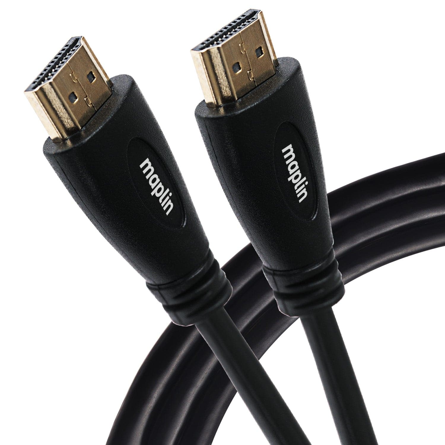 Thin HDMI to HDMI 4K Ultra HD Cable Ethernet & Gold Connectors Black 3m