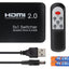 Maplin MPS HDMI Switch 5 Ports In 1 Port Out 4K Ultra HD @60Hz with Remote Control - Black - maplin.co.uk