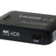 Nikkai HDMI Switch 3 Ports in 1 Port Out 4K 60Hz Resolution with Remote Control - Black - maplin.co.uk