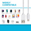 Maplin Premium Apple MFI Certified Lightning to USB-A 2.0 Coiled Cable - White, 1m - maplin.co.uk