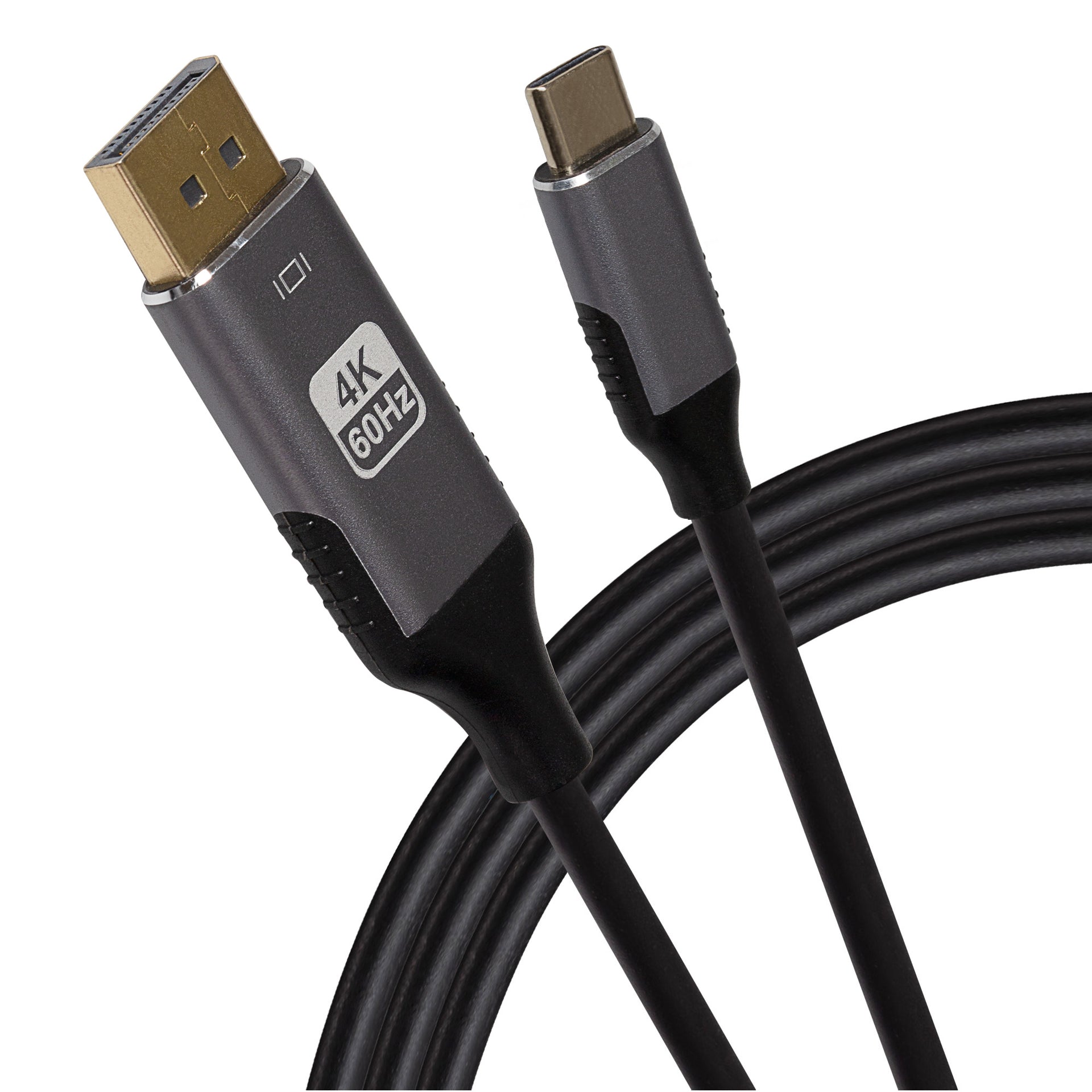USB C to DisplayPort Cable Black 2m