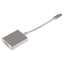 Maplin USB-C to VGA Female Connector Full HD @60Hz Adapter - White, 16cm