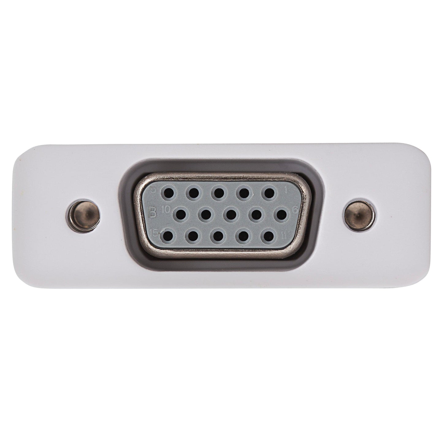Maplin USB-C to VGA Female Connector Full HD @60Hz Adapter - White, 16cm