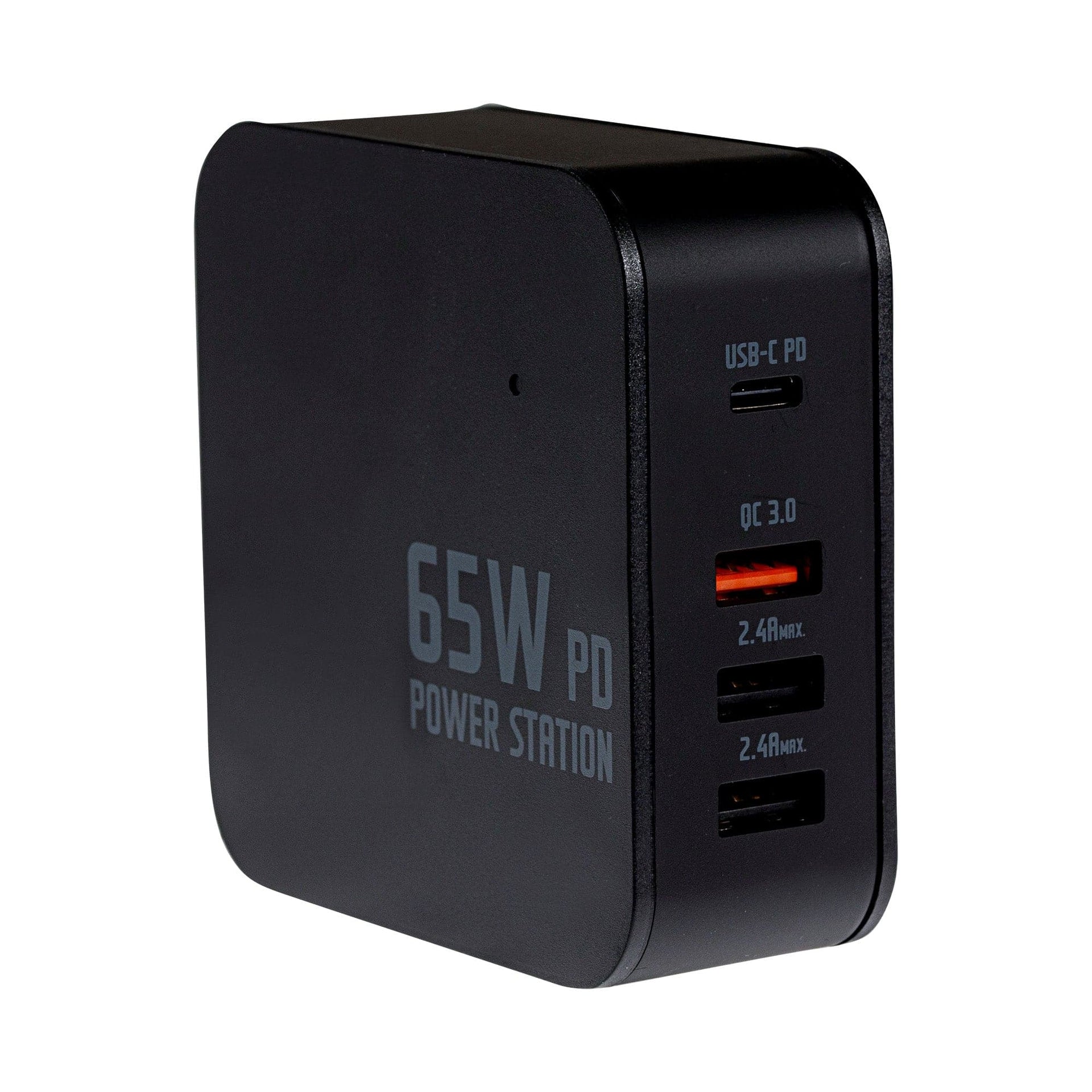 4 Port 65W GaN USB Laptop Charger 1.2m Cable