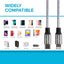 Maplin Lightning to USB-C 20W High Speed Braided Cable - Silver, 3m
