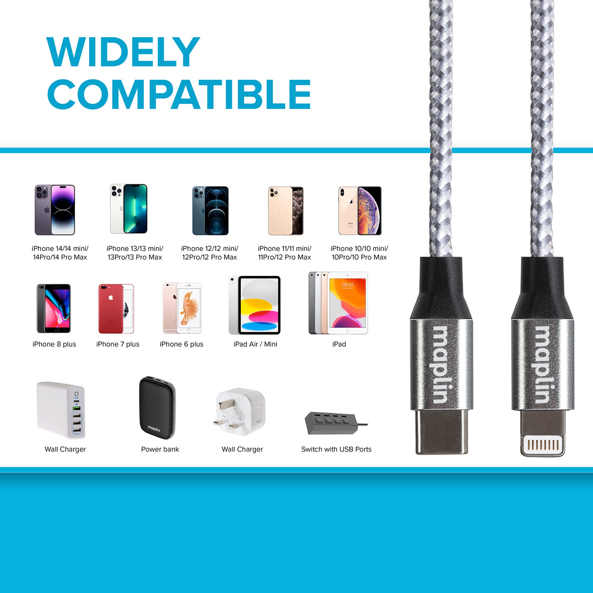 To Usb Type Types Of Iphone Charging Cables Multi In USB Long