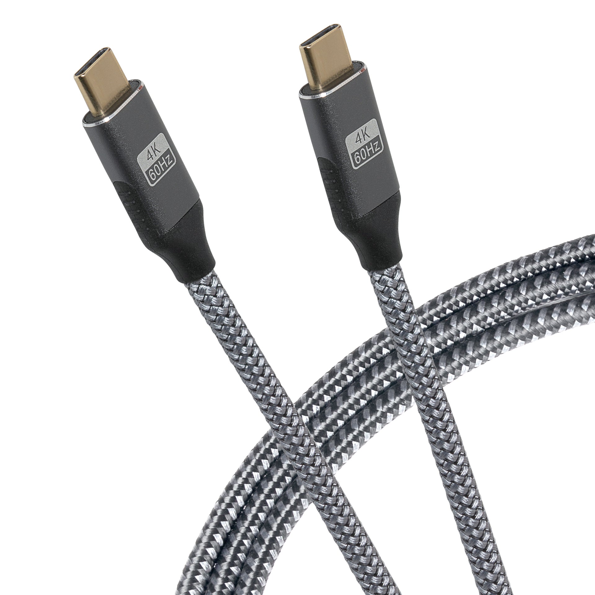 Pro USB C to USB C Gen2 100W 20Gbps Power Delivery Super Speed Data Transfer & Charging Braided Cable Silver 3m