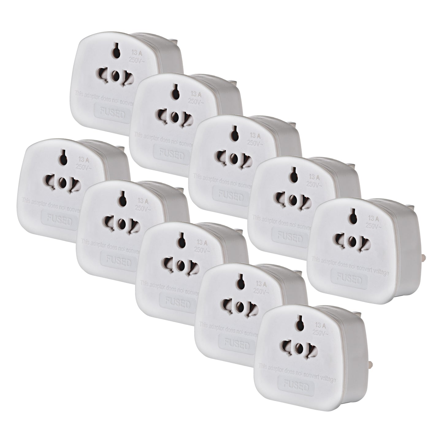 Maplin Worldwide Tourist to UK Travel Adapter - White - maplin.co.uk