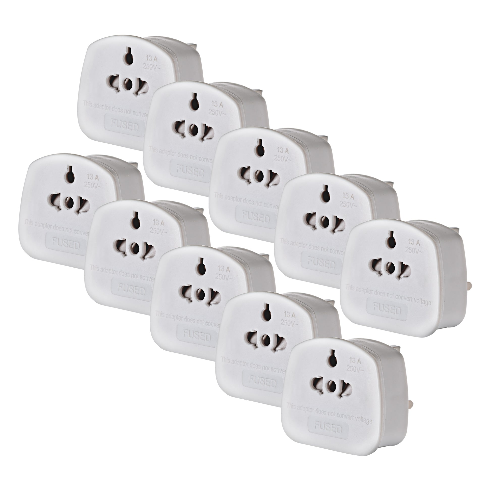 Maplin Worldwide Tourist to UK Travel Adapter - White - maplin.co.uk