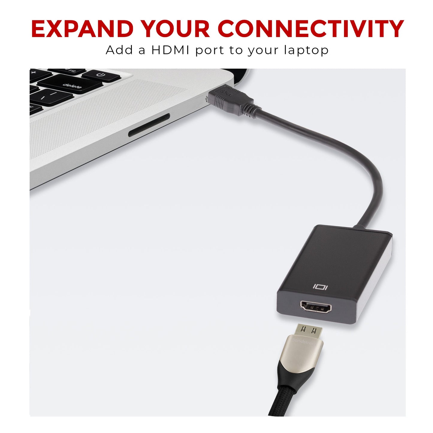 Maplin USB-A 3.0 to HDMI Adapter with 15cm Cable - maplin.co.uk