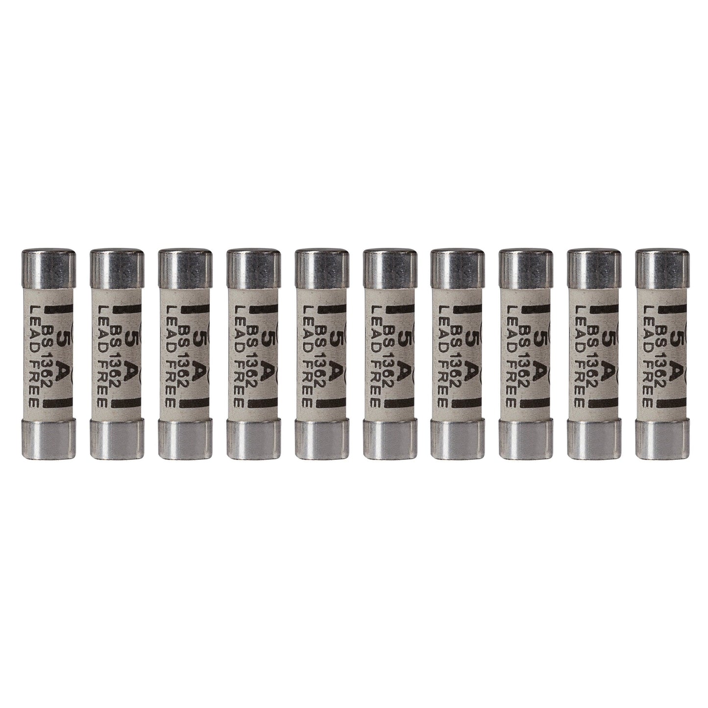 Maplin 5 Amp Plug Fuse BS1362 25.4 x 6.4mm - Pack of 10 - maplin.co.uk