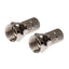 Maplin F Type Connector RG58U Satellite Aerial Coaxial Cable - Pack of 2 - maplin.co.uk