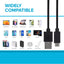 Maplin USB-C to USB-A Cable - Black - maplin.co.uk