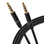 Maplin 3.5mm Aux Stereo 4 Pole Jack Plug to 3.5mm 4 Pole Jack Plug Cable - Black, 3m
