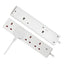 Maplin 2m 4 Socket 13A Extension Lead with Neon Indicators - White