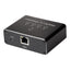 Maplin RJ45 1 Port In 4 Ports Out Ethernet LAN Splitter - Black