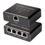 Maplin RJ45 1 Port In 4 Ports Out Ethernet LAN Splitter - Black