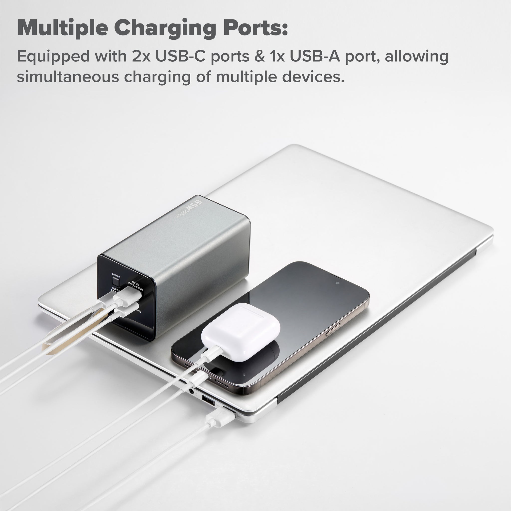 Maplin 30,000mAh USB-A / USB-C PD 65W Power Bank