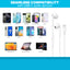 Maplin Wired USB-C Earbuds with Hands Free Calling & Volume Button - White