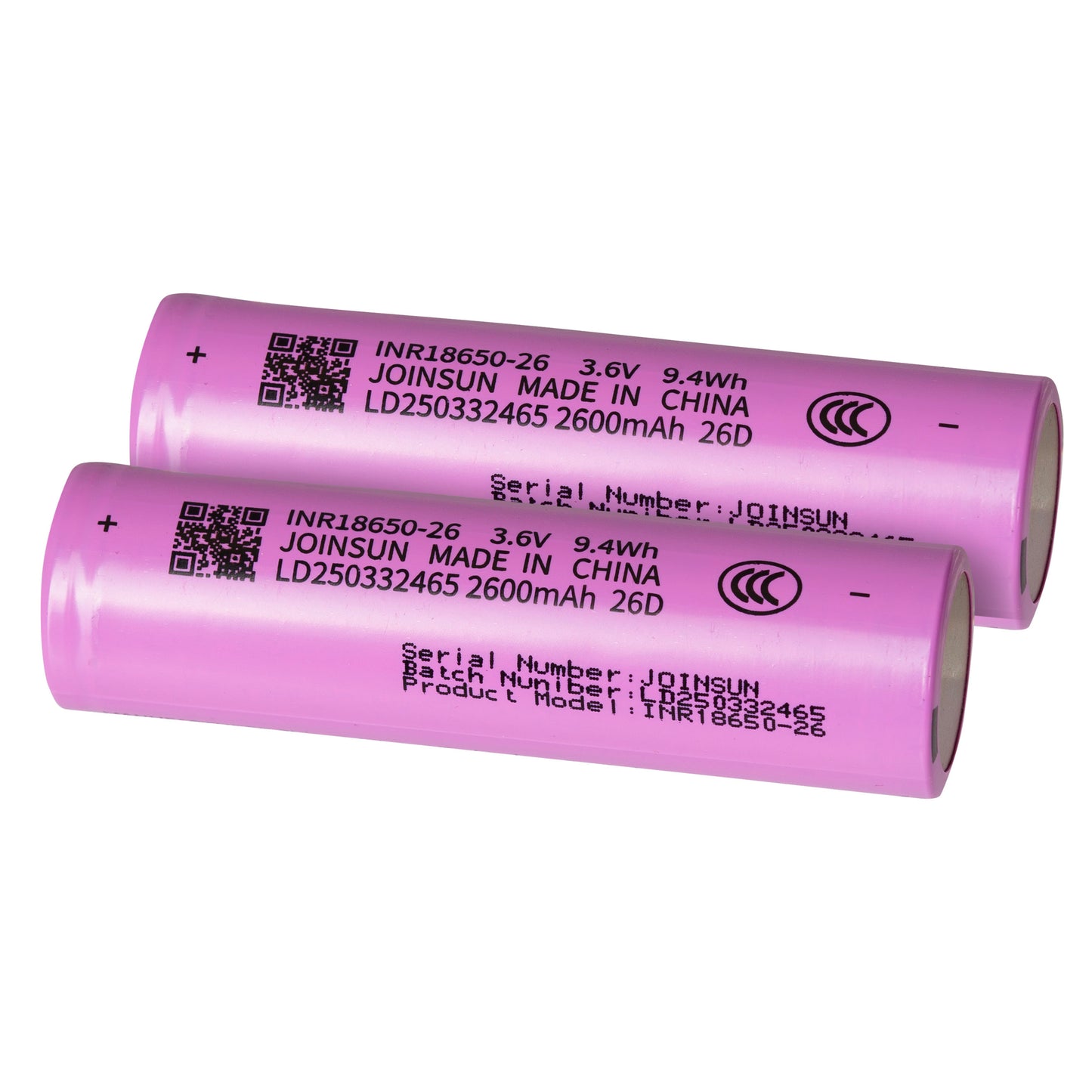 Maplin 18650/R280 Flat Tip Rechargeable Lithium-Ion Battery Pack of 2