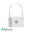 Maplin MiLi MiLock iOS Compatible Combination Padlock Item Locator White