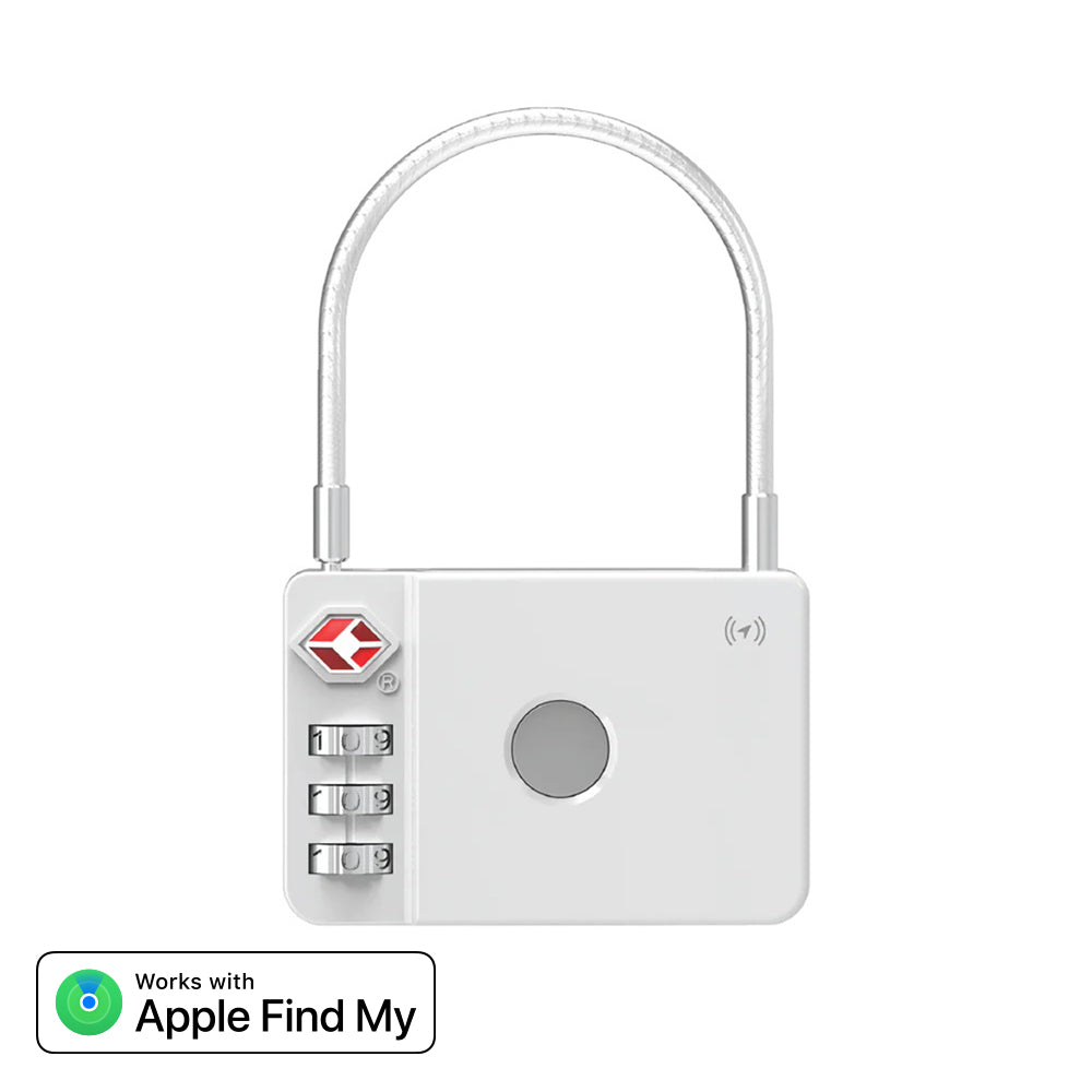 Maplin MiLi MiLock iOS Compatible Combination Padlock Item Locator White