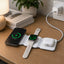 Maplin 3-in-1 Magnetic Wireless Charging Mat for Phone / Earbuds / Watch