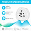 Maplin AU Plug to Worldwide Socket Travel Adapter Plug