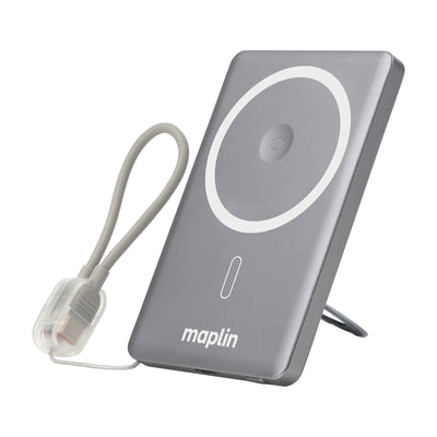 Maplin 5000mAh USB-C MagSafe Wireless Power Bank