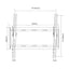 ProperAV Flat TV Wall Bracket (32" - 55" / 35kg Capacity / VESA Max. 400x400)