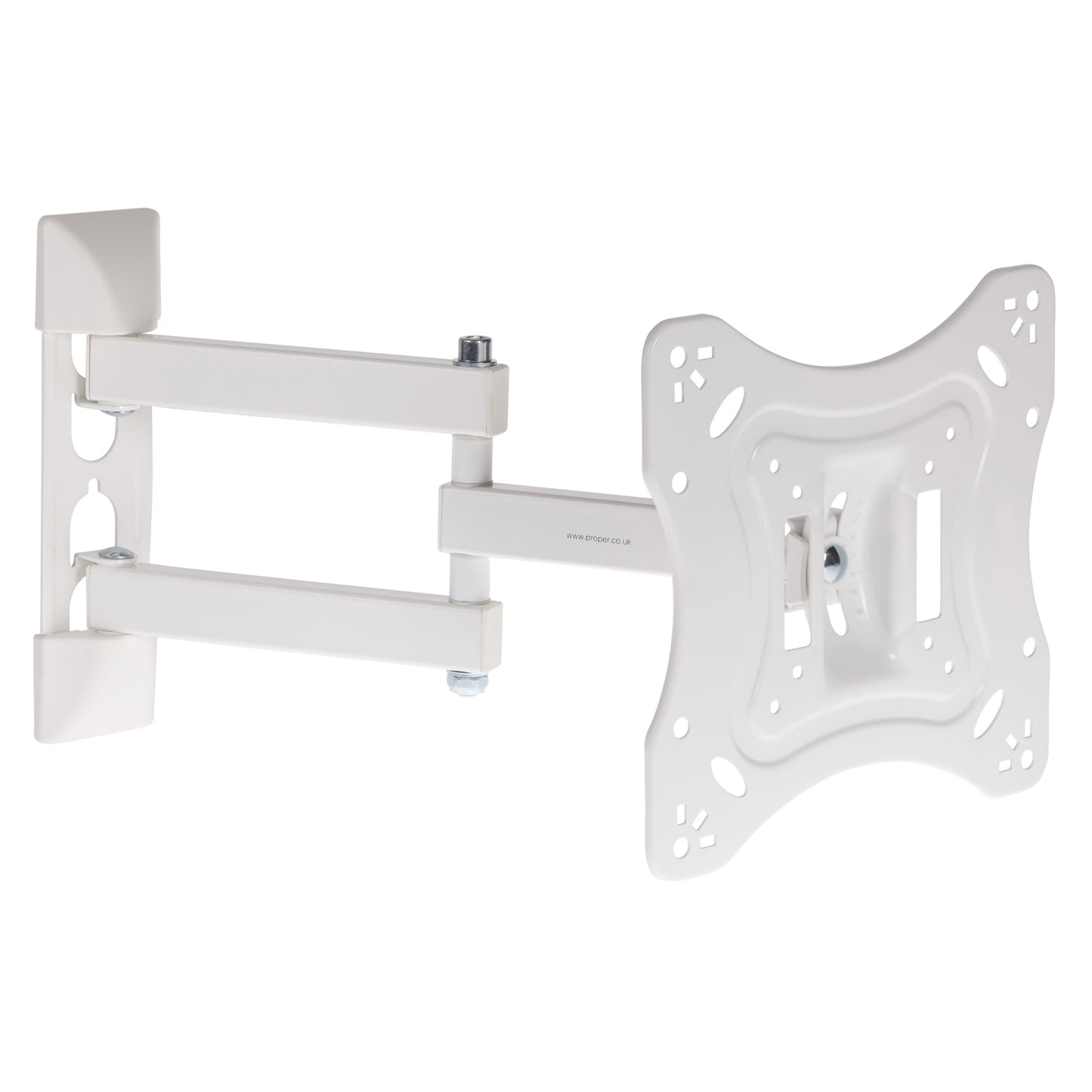 ProperAV TV Wall Bracket (23" - 55" / 30kg Capacity / VESA Max. 400x400) White