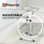 ProperAV Mobile Desk Workstation & Projector Stand - White - maplin.co.uk