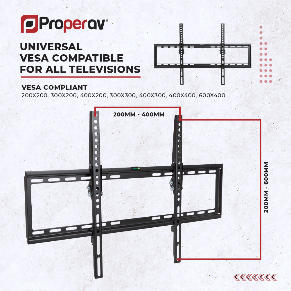 ProperAV Flat TV Wall Bracket (37