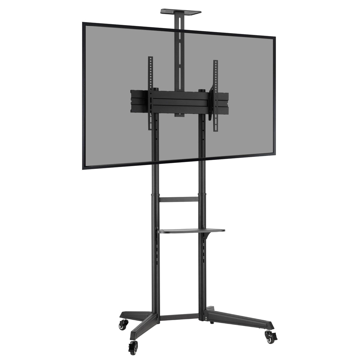 Mobile TV Trolley Stand on Wheels 37" 70" Screens