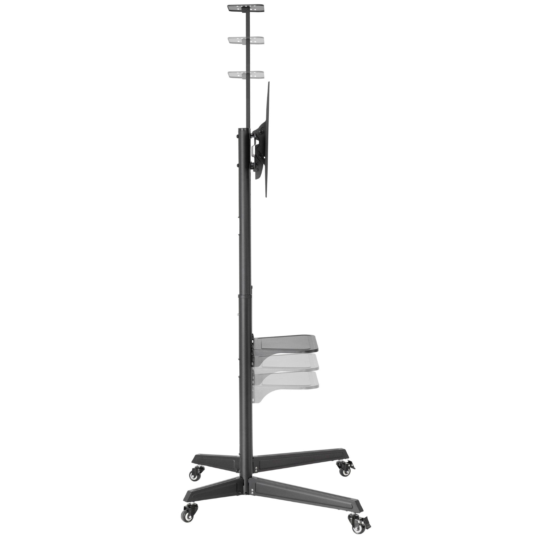 ProperAV Mobile TV Trolley Stand on Wheels for 37