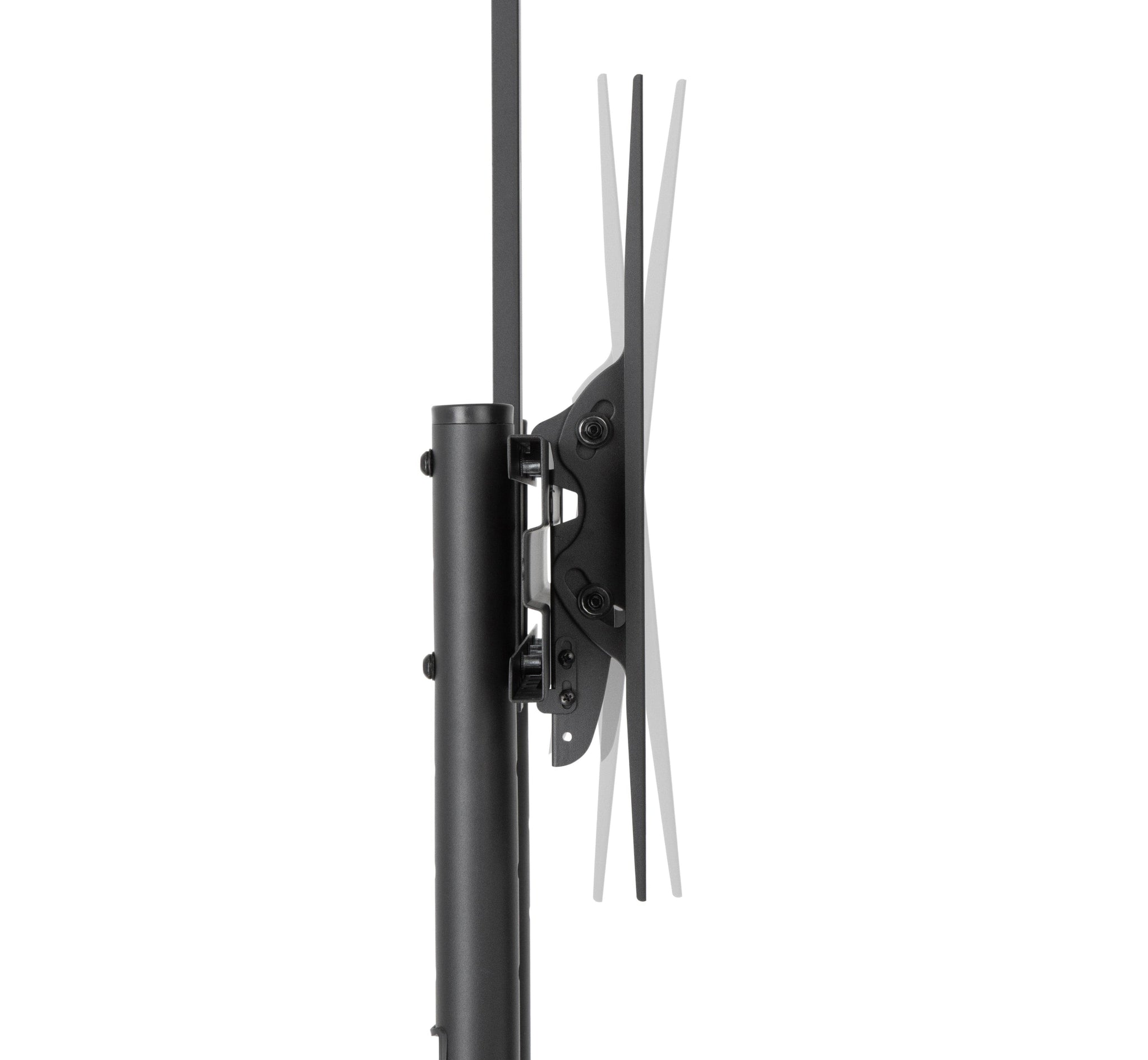ProperAV Mobile TV Trolley Stand on Wheels for 37
