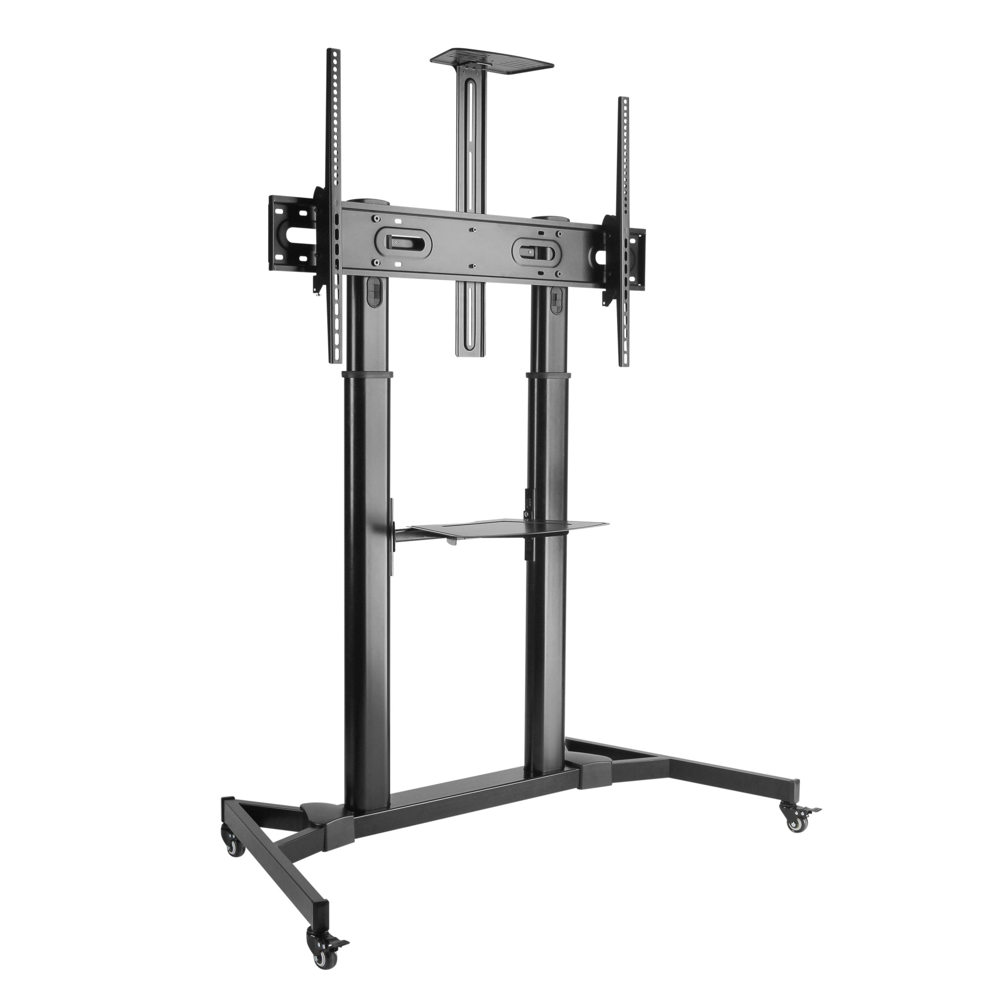 ProperAV Mobile TV Trolley Stand on Wheels for 60