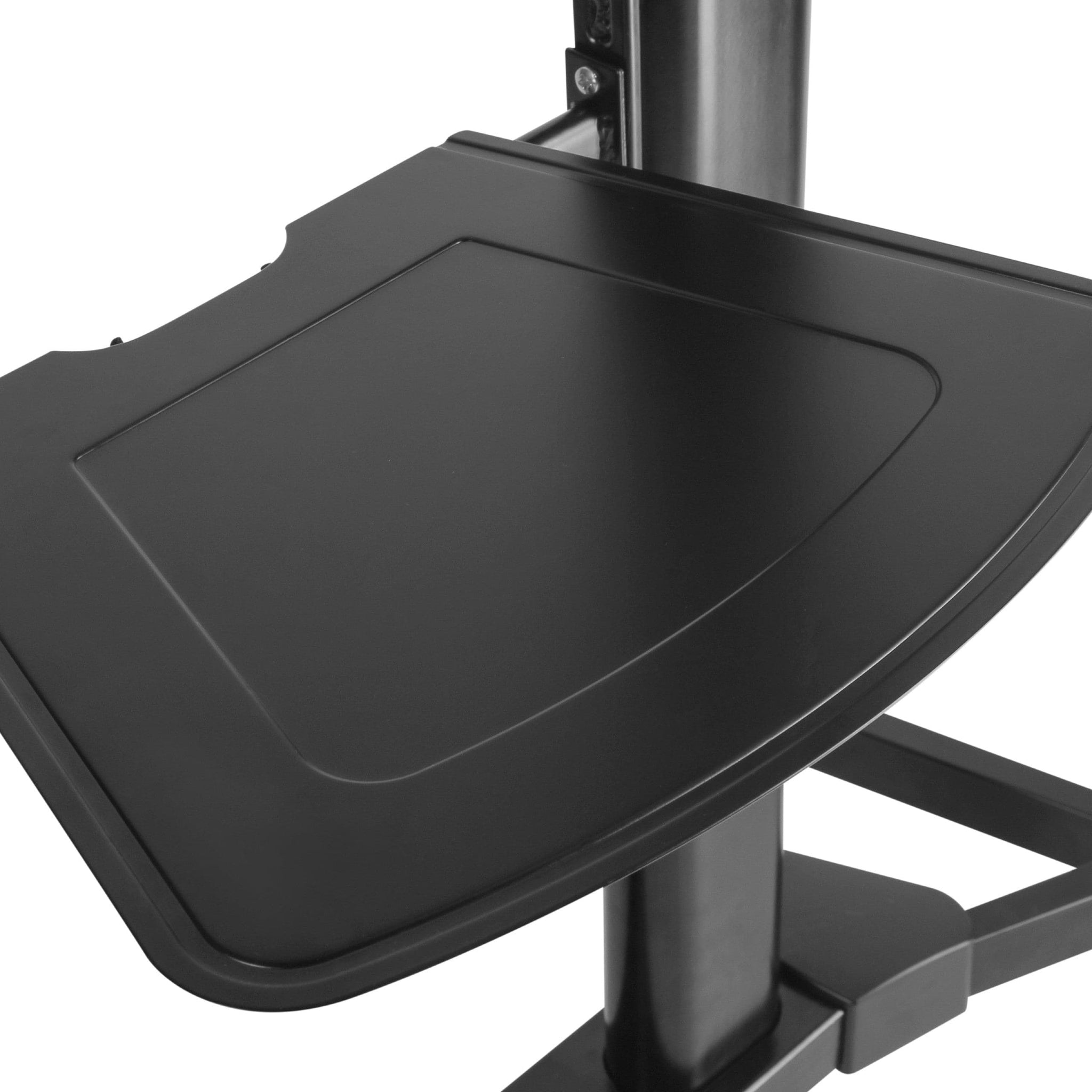 ProperAV Mobile TV Trolley Stand on Wheels for 60