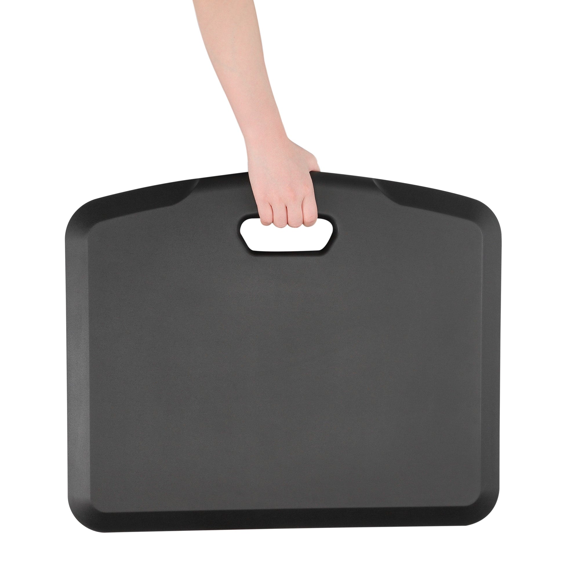 ProperAV Rubberised-Gel Foam Anti-Fatigue Standing Desk Mat - Black - maplin.co.uk