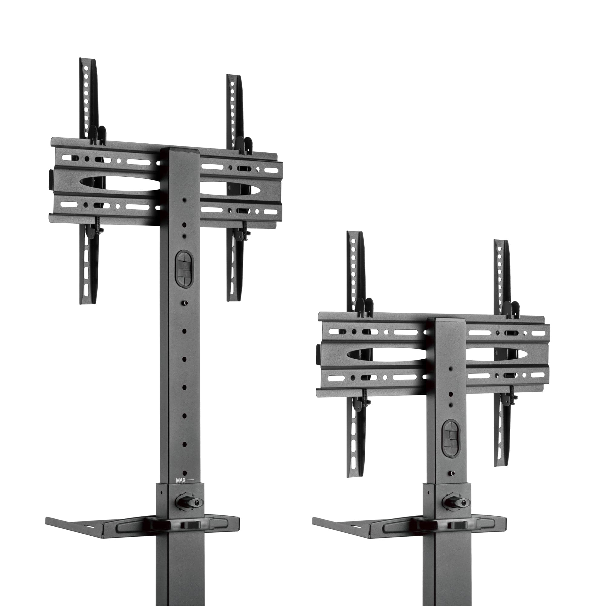 ProperAV Mobile TV Trolley Stand on Wheels for 32