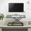 ProperAV LITE Stand Up Desk Converter with Variable Height Settings - Black - maplin.co.uk